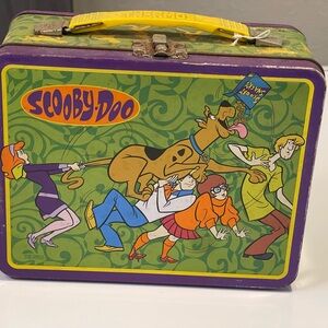 Thermos Scooby-Doo Metal Lunchbox in Purple, Green & Yellow